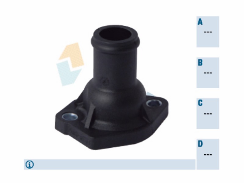 Coolant flange