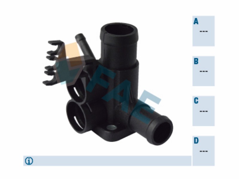 Coolant flange