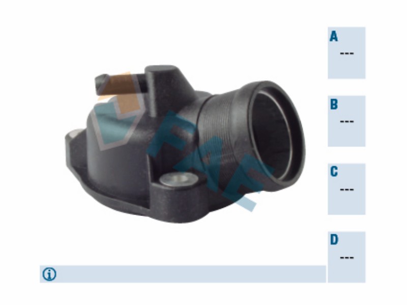 Coolant flange