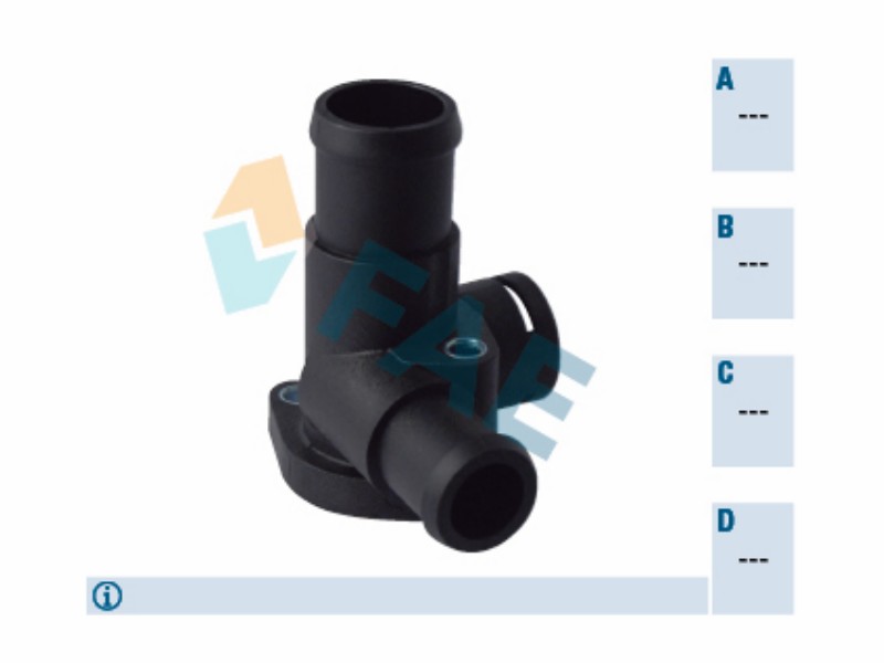Coolant flange