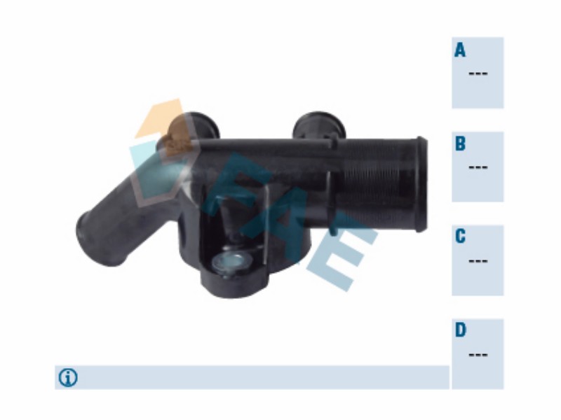 Coolant flange