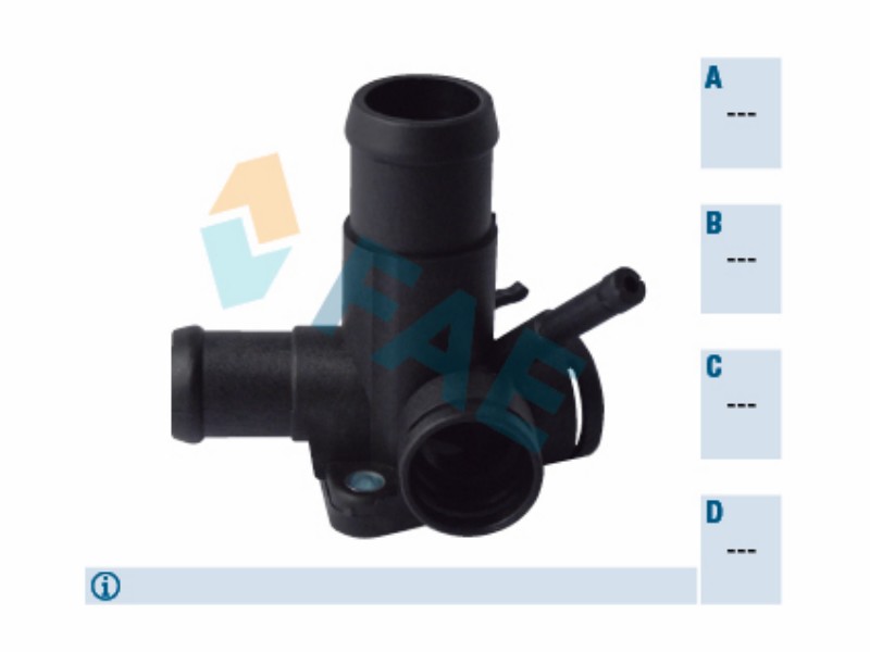 Coolant flange