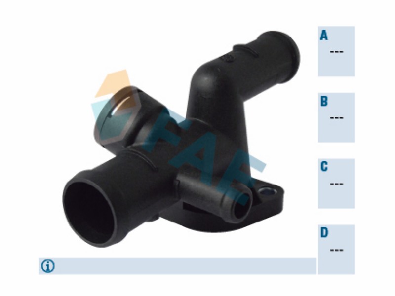 Coolant flange