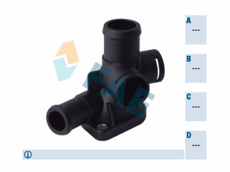 Coolant flange