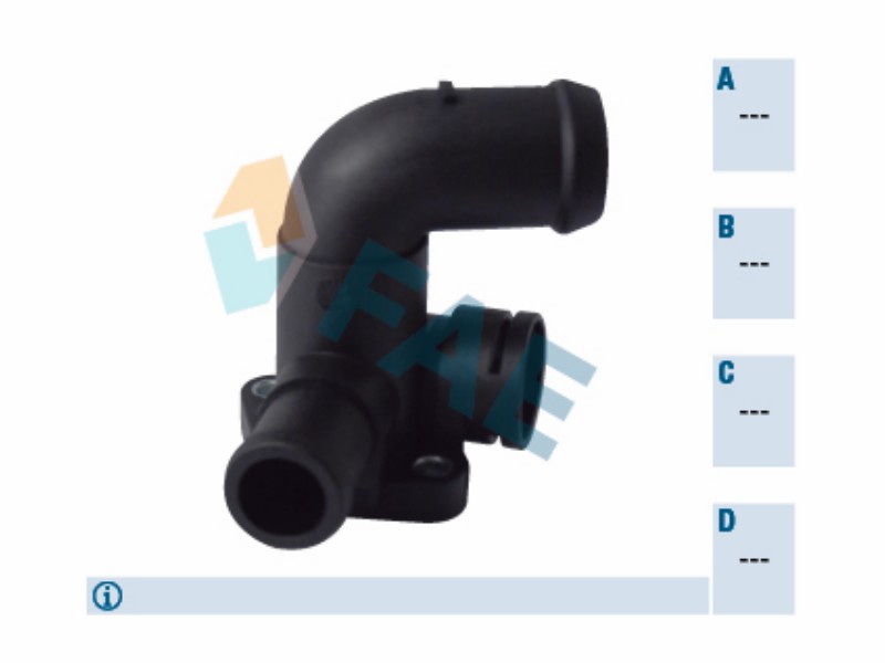 Coolant flange
