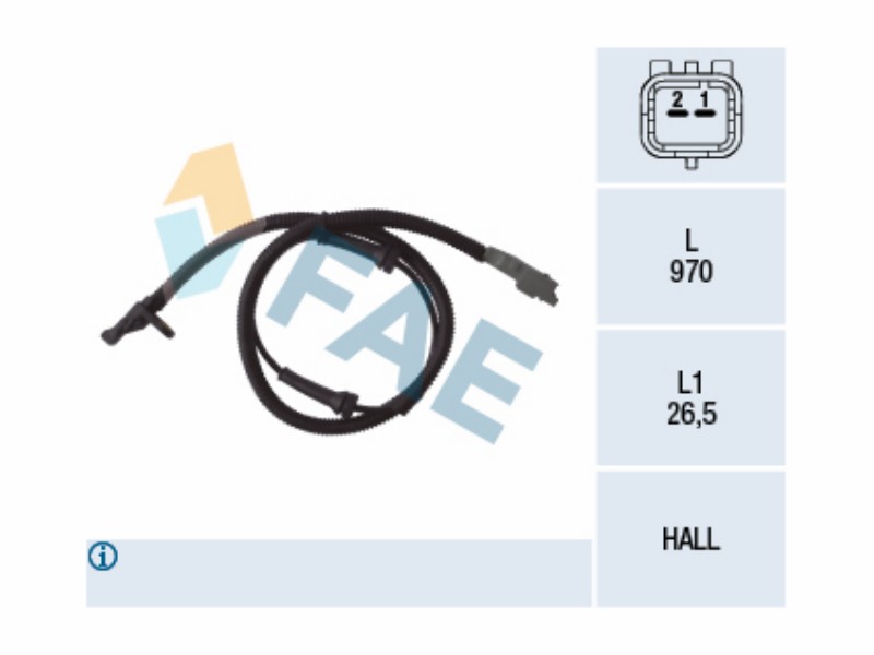 Wheel speed sensor - ABS