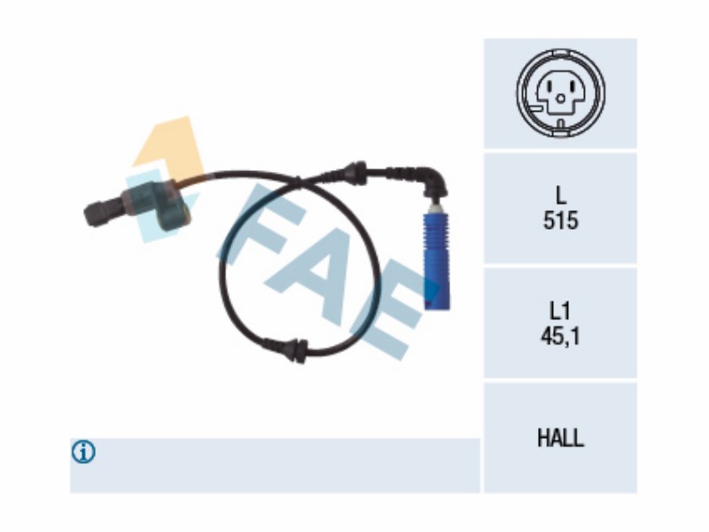 Wheel speed sensor - ABS