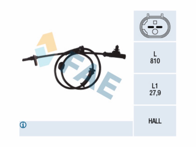 Wheel speed sensor - ABS