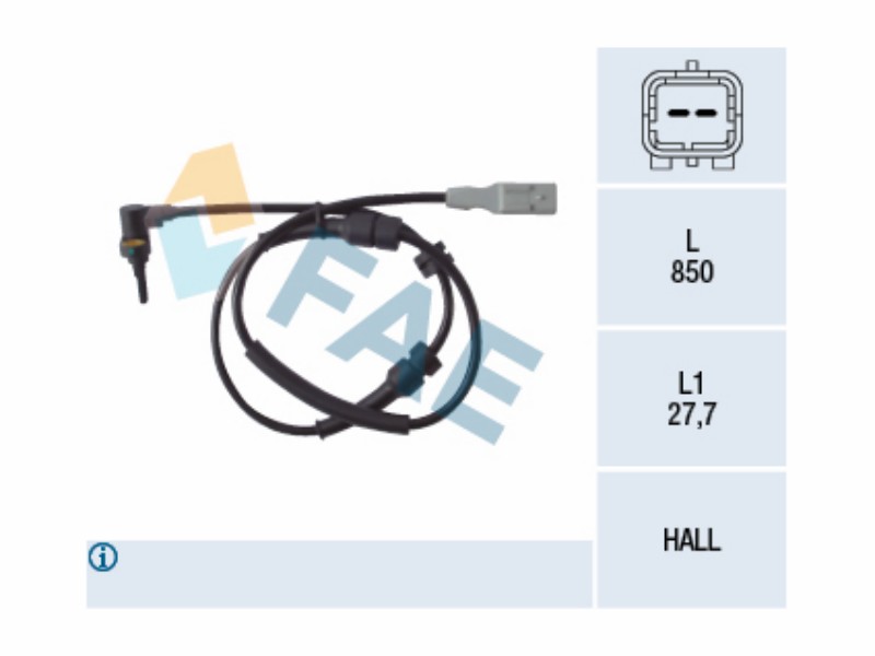 Wheel speed sensor - ABS