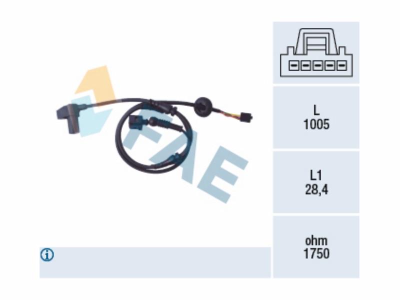 Wheel speed sensor - ABS
