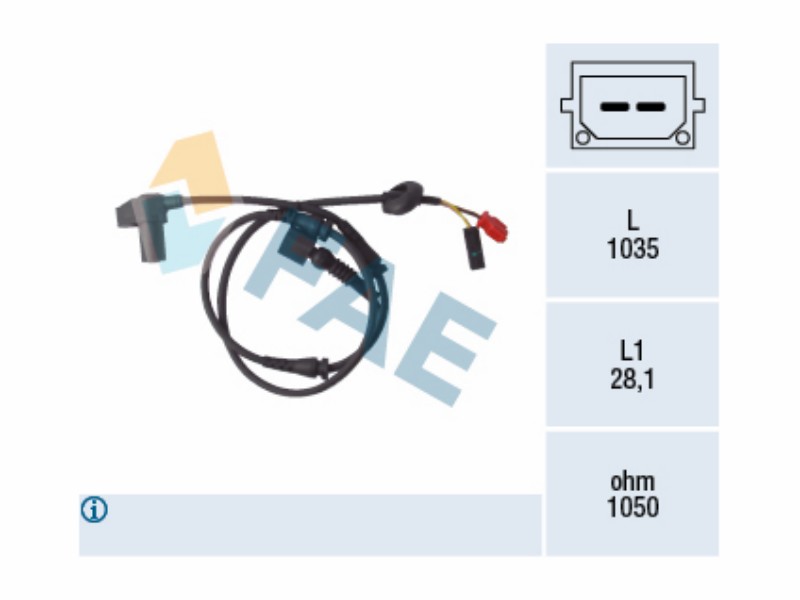 Wheel speed sensor - ABS