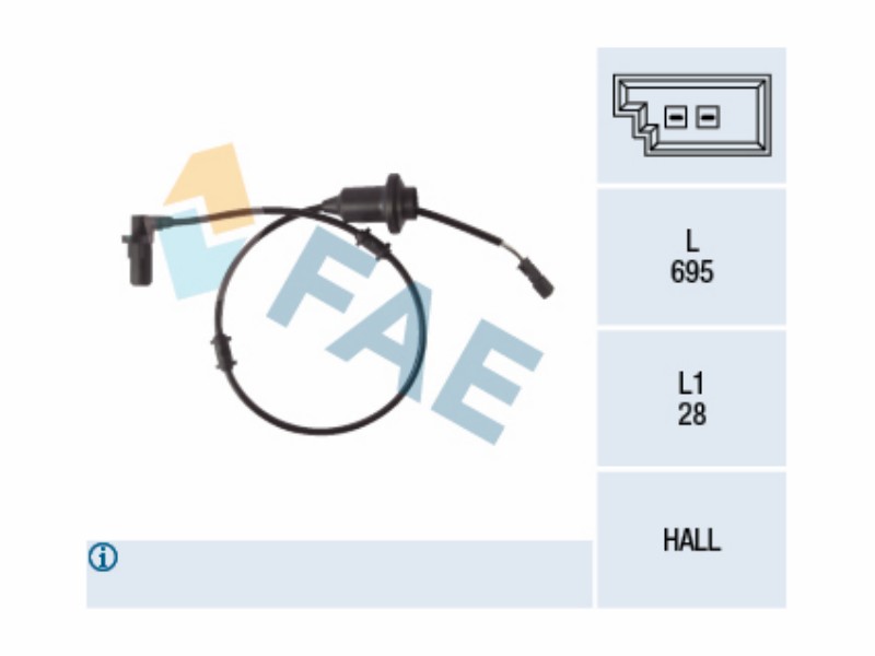 Wheel speed sensor - ABS