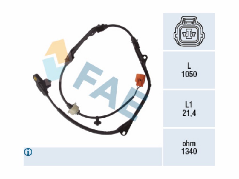 Wheel speed sensor - ABS