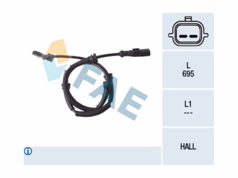 Wheel speed sensor - ABS