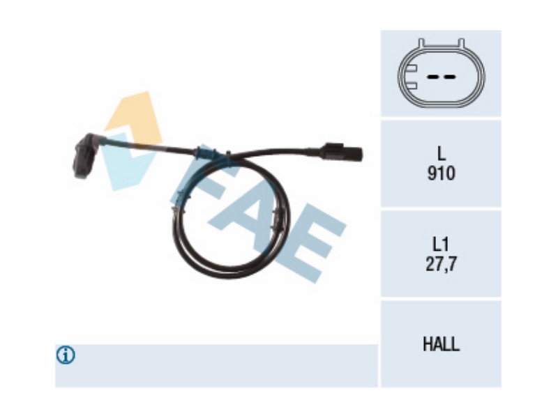 Wheel speed sensor - ABS