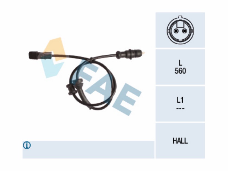 Wheel speed sensor - ABS