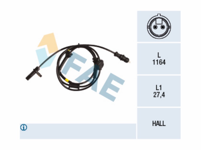 Wheel speed sensor - ABS