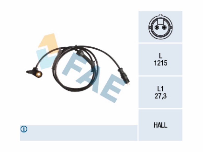 Wheel speed sensor - ABS
