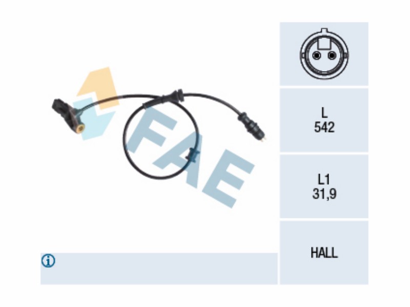 Wheel speed sensor - ABS