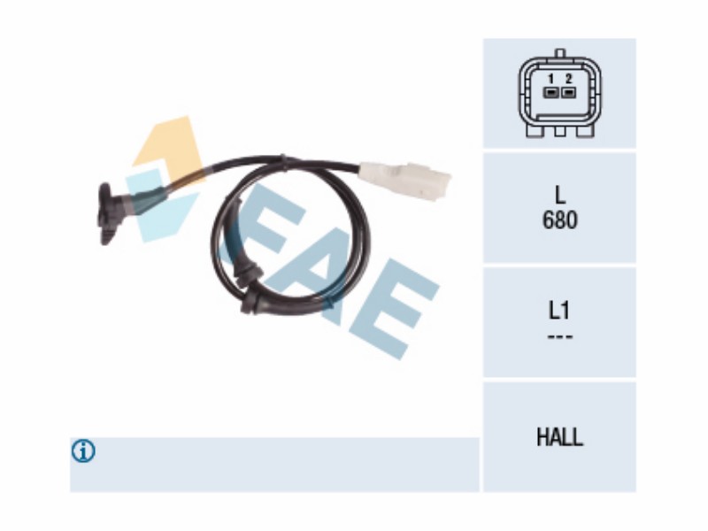 Wheel speed sensor - ABS