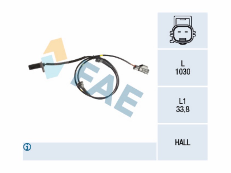 Wheel speed sensor - ABS