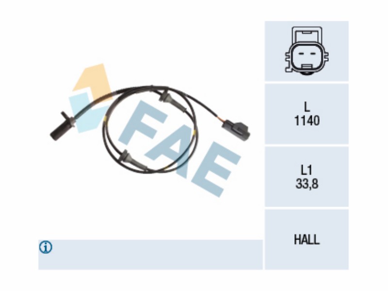 Wheel speed sensor - ABS
