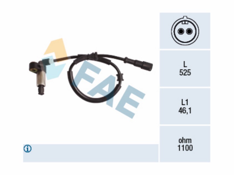 Wheel speed sensor - ABS