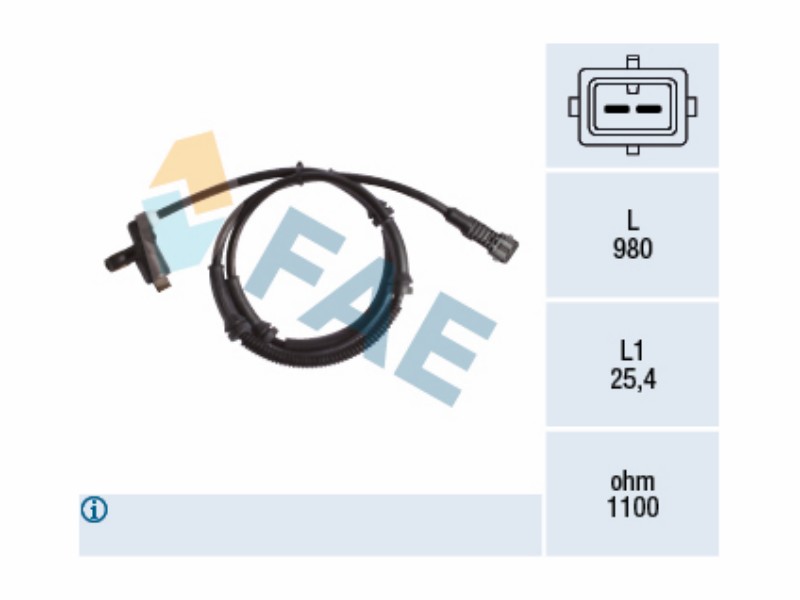 Wheel speed sensor - ABS