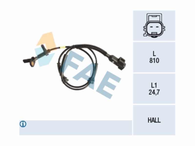 Wheel speed sensor - ABS