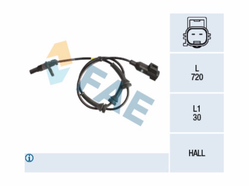 Wheel speed sensor - ABS