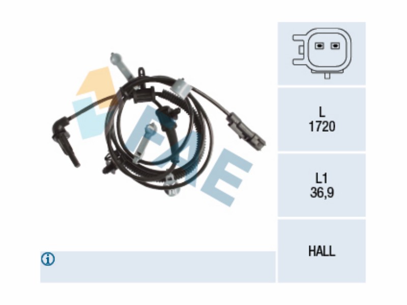 Wheel speed sensor - ABS