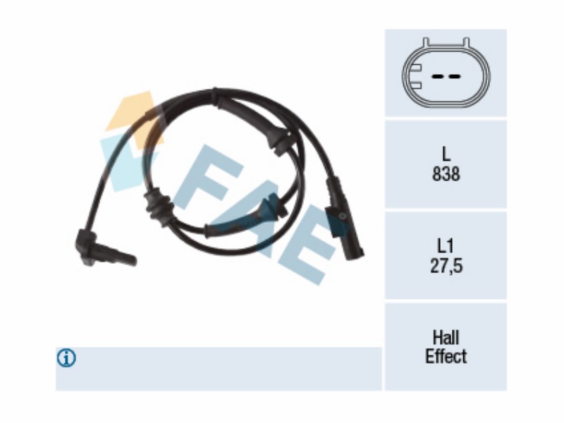 Wheel speed sensor - ABS