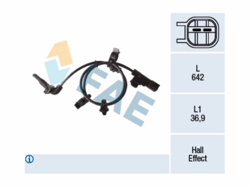 Wheel speed sensor - ABS