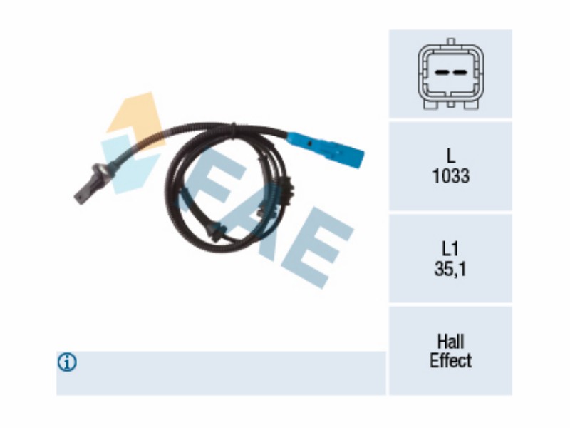 Wheel speed sensor - ABS