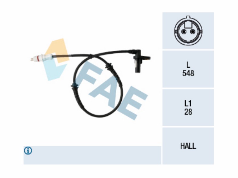 Wheel speed sensor - ABS