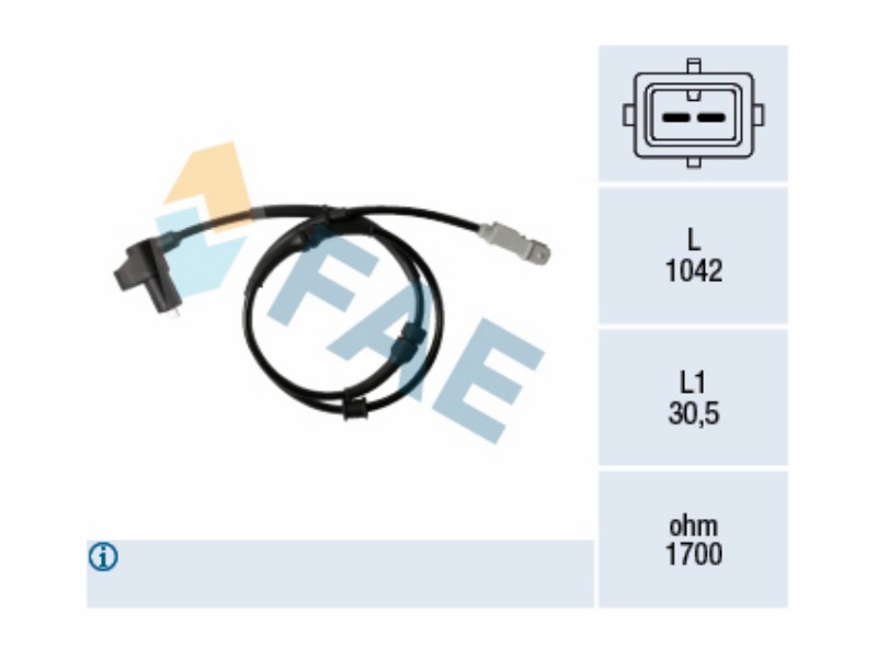 Wheel speed sensor - ABS