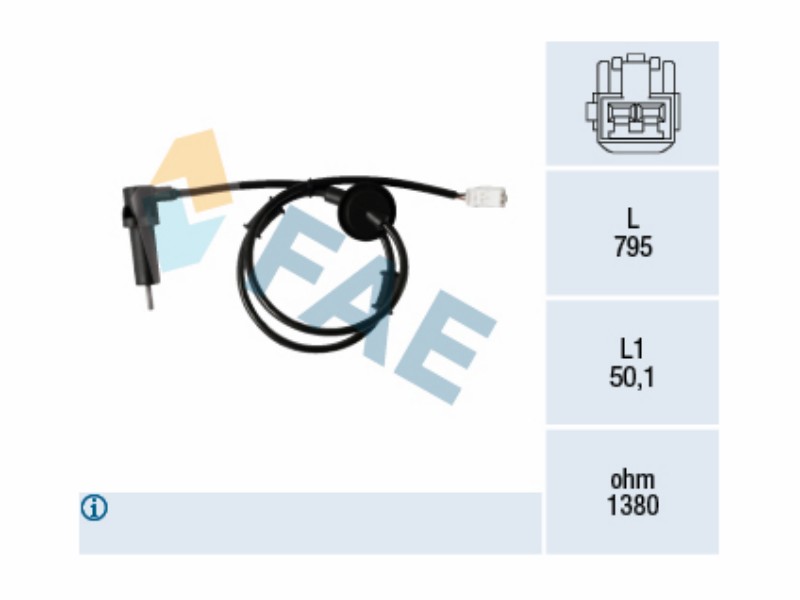 Wheel speed sensor - ABS