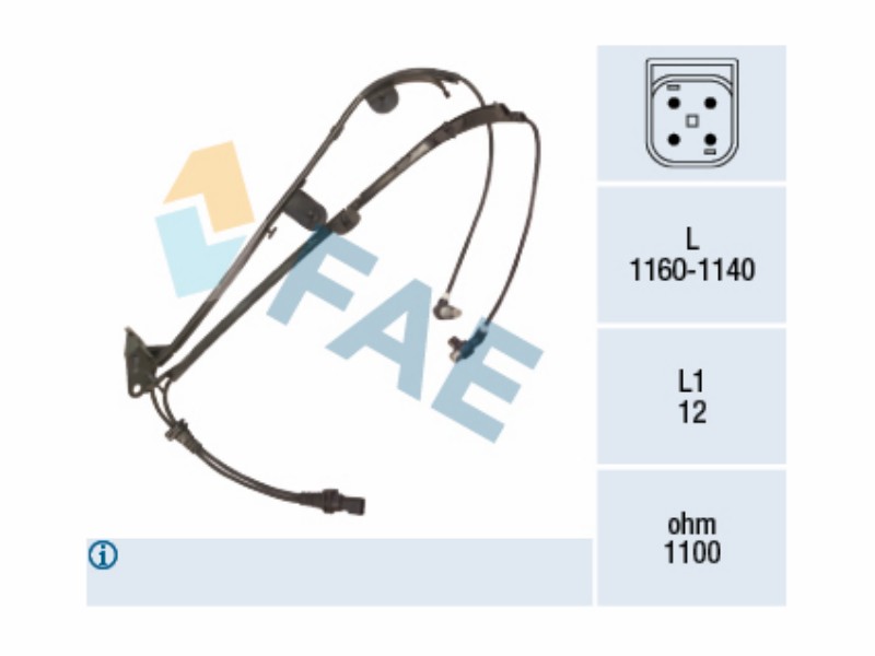 Wheel speed sensor - ABS