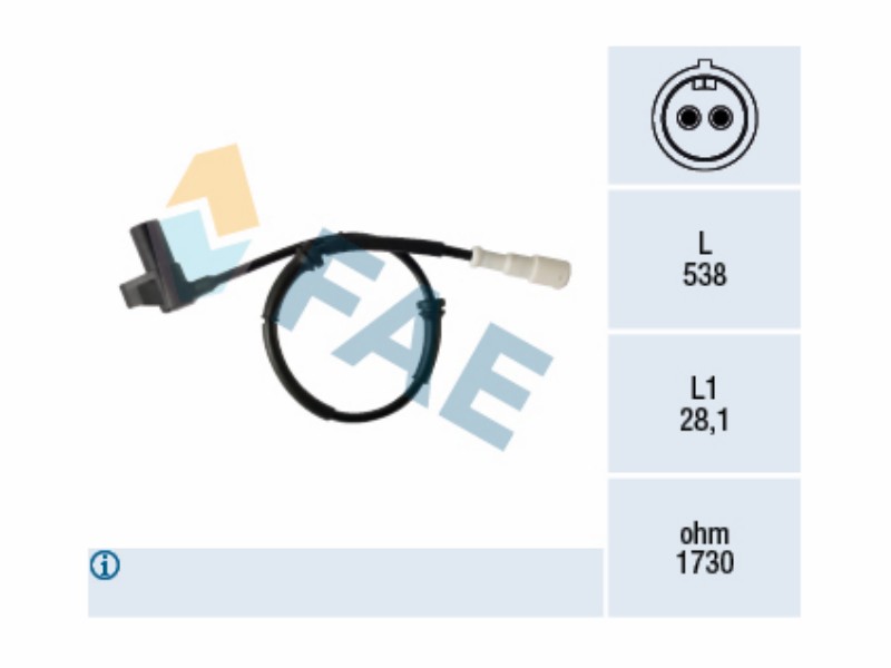 Wheel speed sensor - ABS