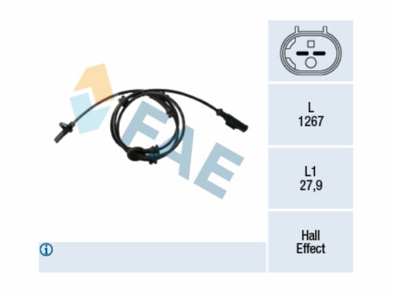 Wheel speed sensor - ABS
