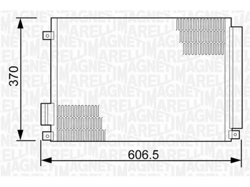 Condensatore Fiat 500 (312_) 1.2 (312AXA1A)
