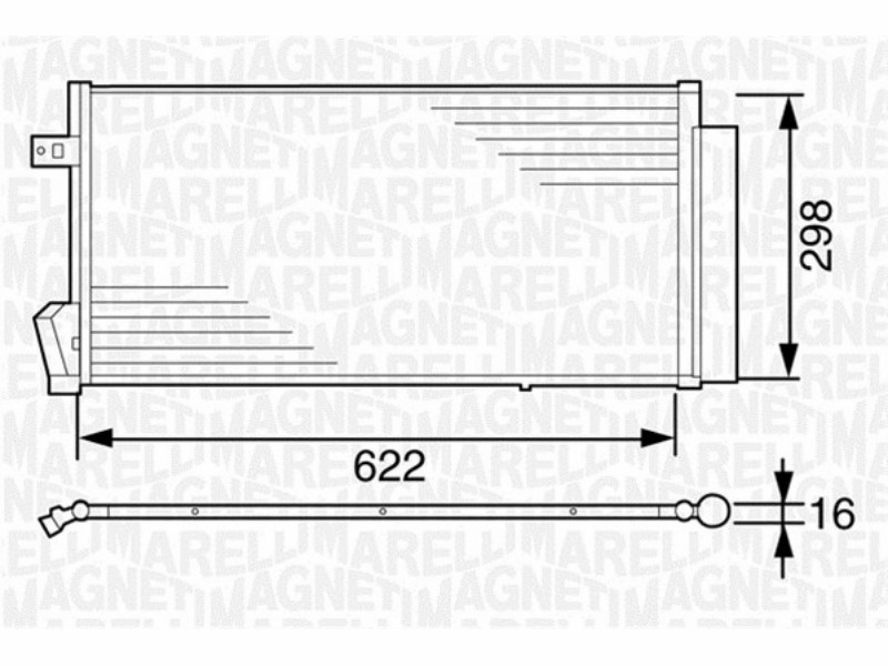 Condensatore Fiat doblo (263_) 1.6 MJT