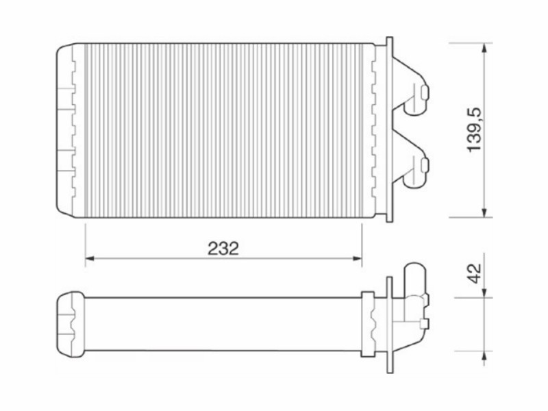 Marelli radiatore riscaldamento f
