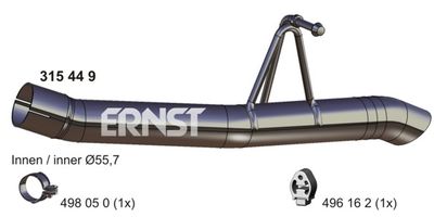 Ammortizzatore anteriore SX.Citroën: C3 picasso