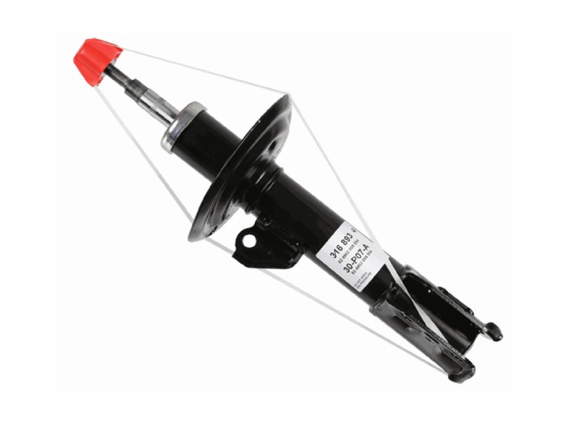 Ammortizzatore anteriore SX. Toyota Yaris