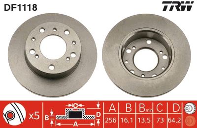 Dischi freno vcl anteriore Peugeot J5 box 1990 1994