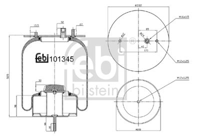 CIFAM 101-345 / Cilindretto freno