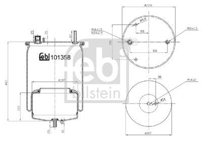 CIFAM 101-358 / Cilindretto freno