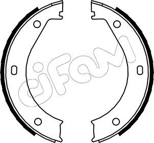 CIFAM 153-013 / Kit ganasce, Freno stazionamento