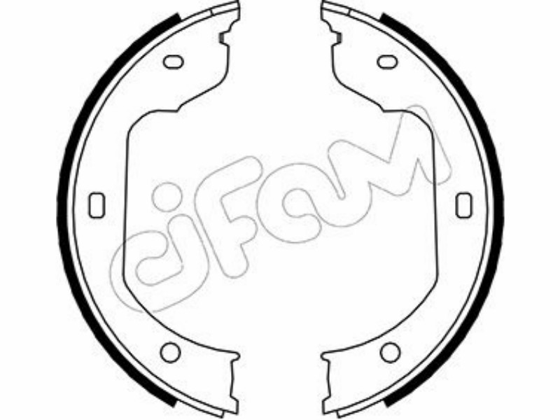 CIFAM 153-019 / Kit ganasce, Freno stazionamento